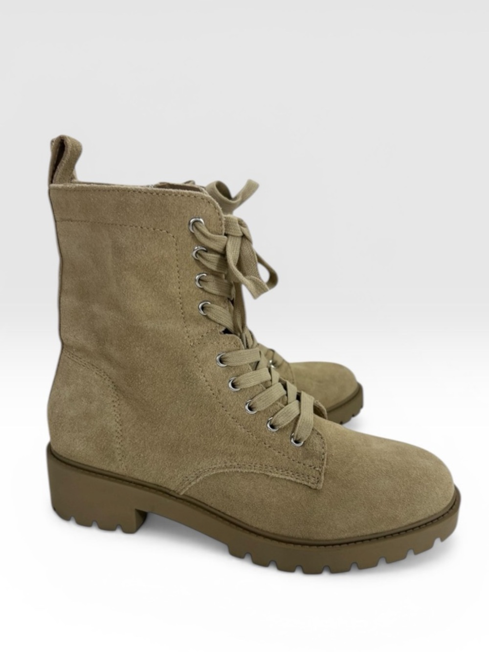Steve Madden Checker Lug Sole Combat Boot